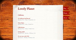 Desktop Screenshot of lovely-planet.org